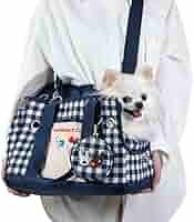 Amazon.co.jp: ペットパラダイス 犬 キャリー バッグ ギンガム