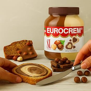 Amazon.com : Eurocrem Hazelnut Milk and Cocoa Spread 800g