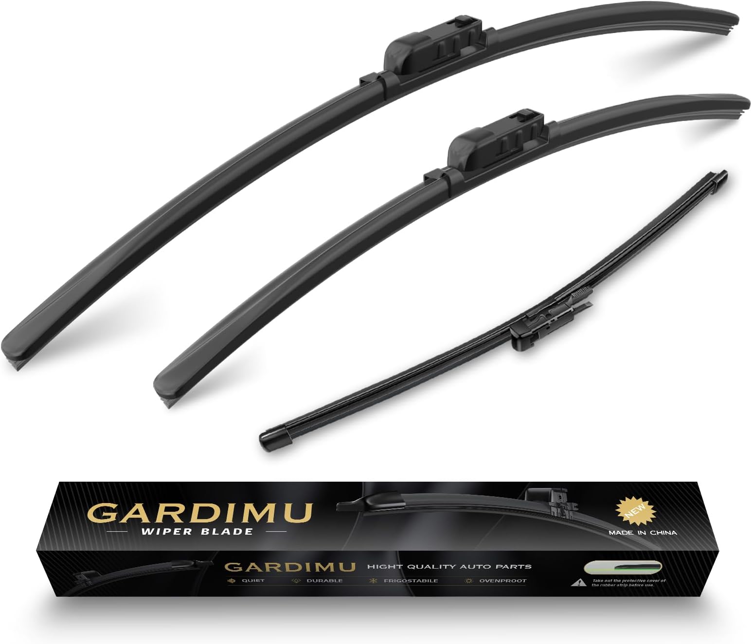 Replacement for Porsche Macan Front and Rear Windshield Wiper Blades-Original Design Style All-seasons Car Window Wipers