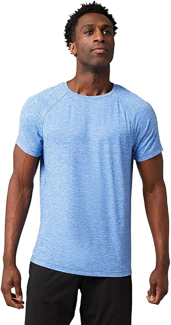 32 Degrees Cool Mens Active T-Shirt | Raglan Short Sleeve | Quick Dry | Anti-Odor