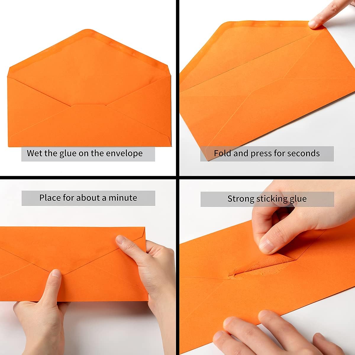 50 Pack #10 Business Envelopes Standard V Flap Invoices Envelopes for Office Checks, Business Letterhead, Letter Mailing 4.13 x 9.49 Inches (Dark Green) : Office Products