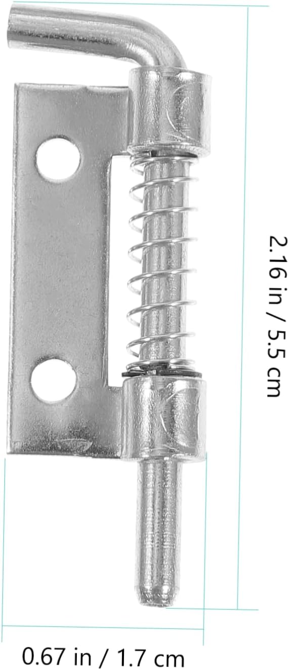 gate latch,gate lock, 10pcs Spring Latch Lock for Door Spring Loaded Bolt Door Locks Trailer Door Lock Locks for Doors Plunger Tow Truck Spring Loaded Latch Galvanized Iron Distribution Cabinet Transo