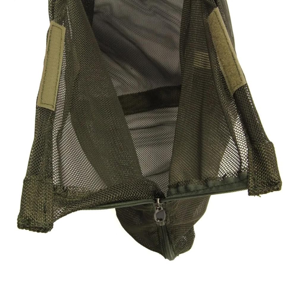 G8DS Carp Sling System 120 × 50 cm – Karpfen Wiegeschlinge mit Glasfaserstäben, Reißverschlüssen & Transporthülle, fischschonend & stabil Karpfen Wiegesystem