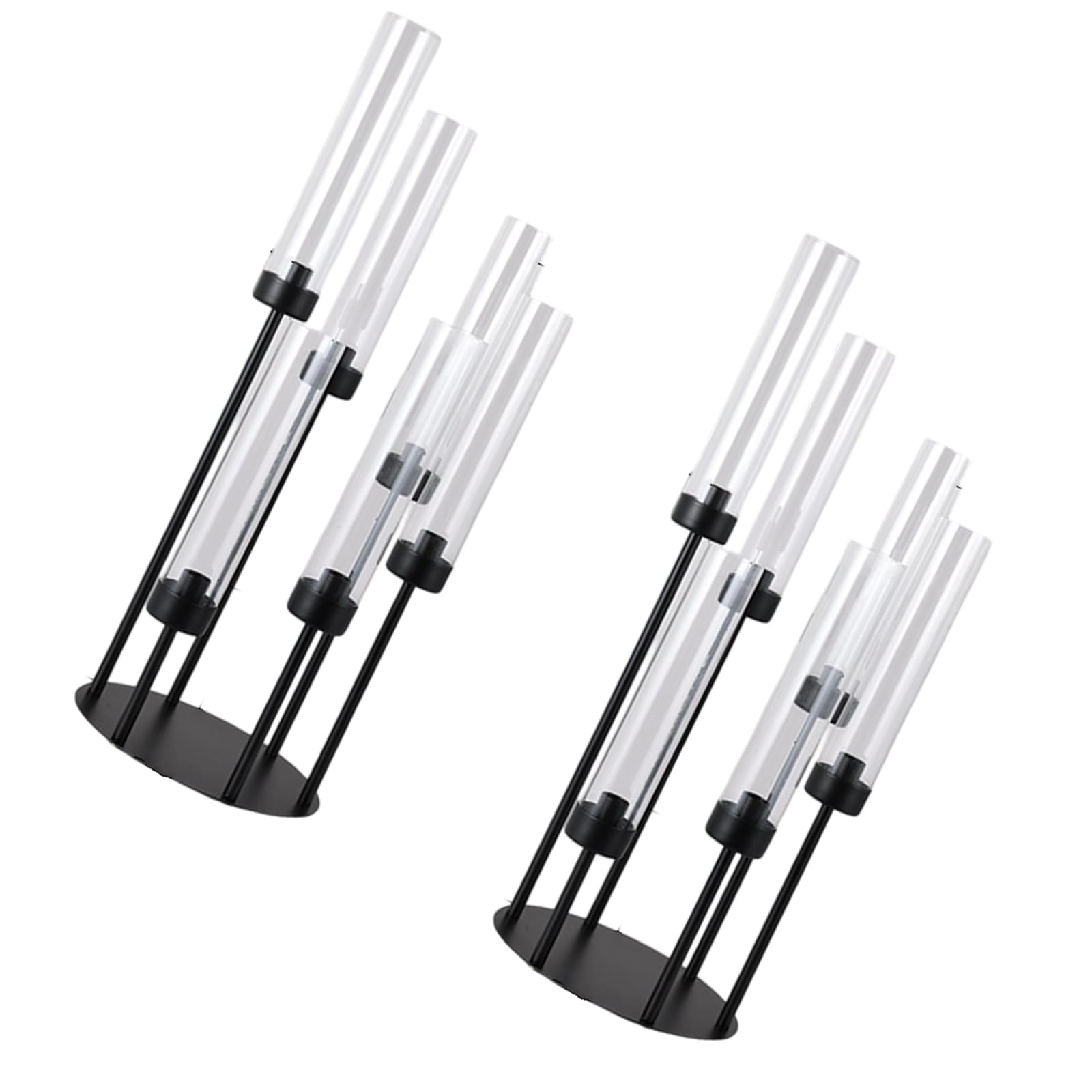 Of 2 Functional Acrylic Iron Holders for Creating Ambiances At Special Moments and Celebrations Safe