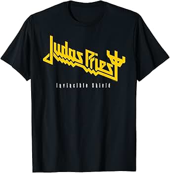 Judas Priest Invincible Shield Tシャツ　Lサイズ Amazon.com: Judas Priest – Invincible Shield Holiday T-Shirt