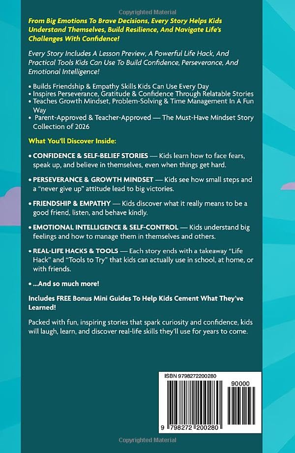 The Secret Playbook of Life: 50 Fun Stories to Teach Self-Confidence, Friendship and Emotional Skills for Kids Ages 6-12 (Gift Books for Kids) - Image 2