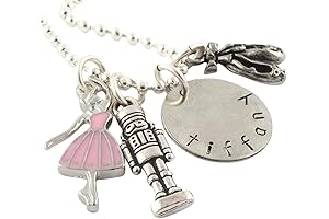 Ballet Nutcracker Silver Charm Necklace: The Perfect Gift for Aspiring Dancers