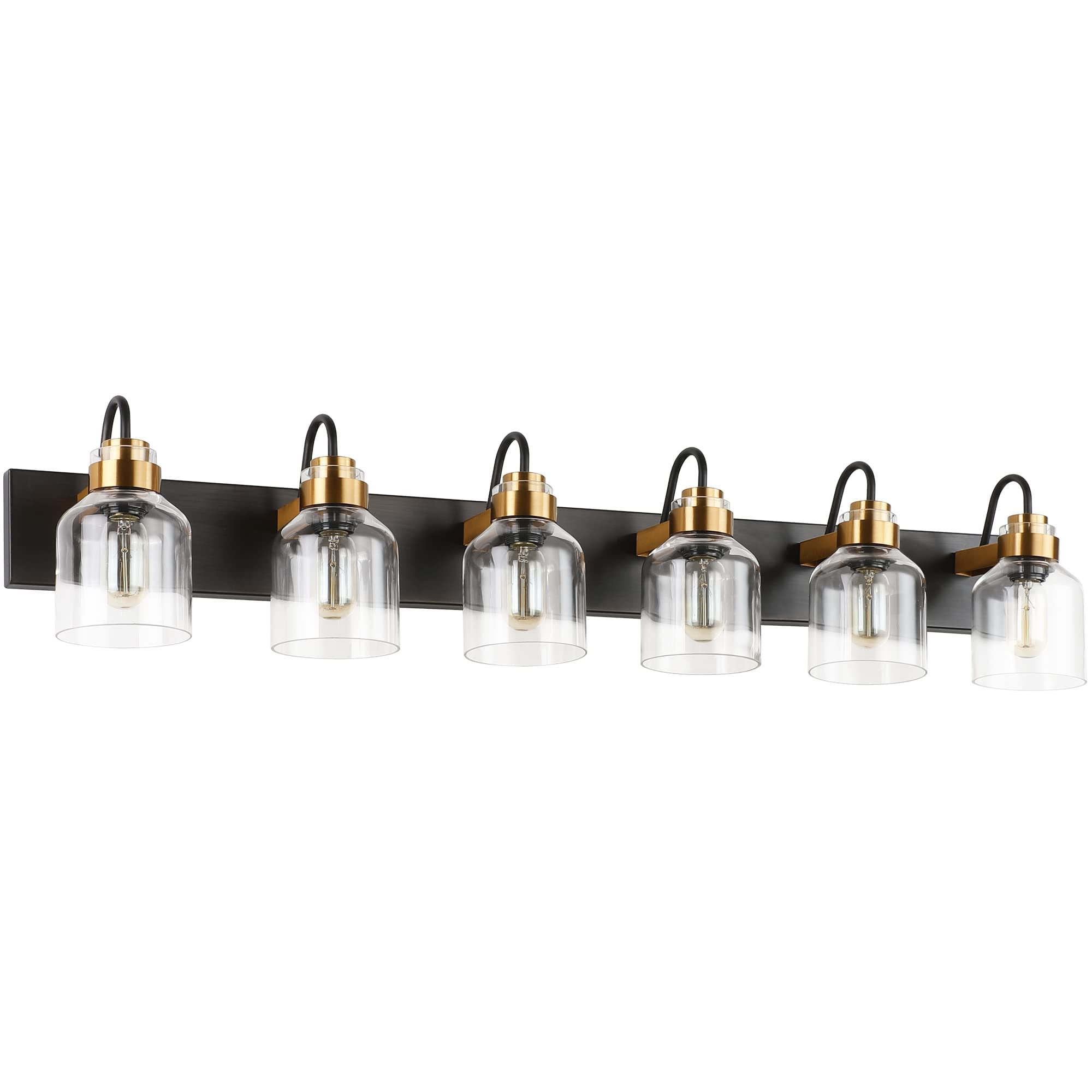 PRESDE 6 Light Bathroom Vanity Light Fixtures Over Mirror Bronze ...