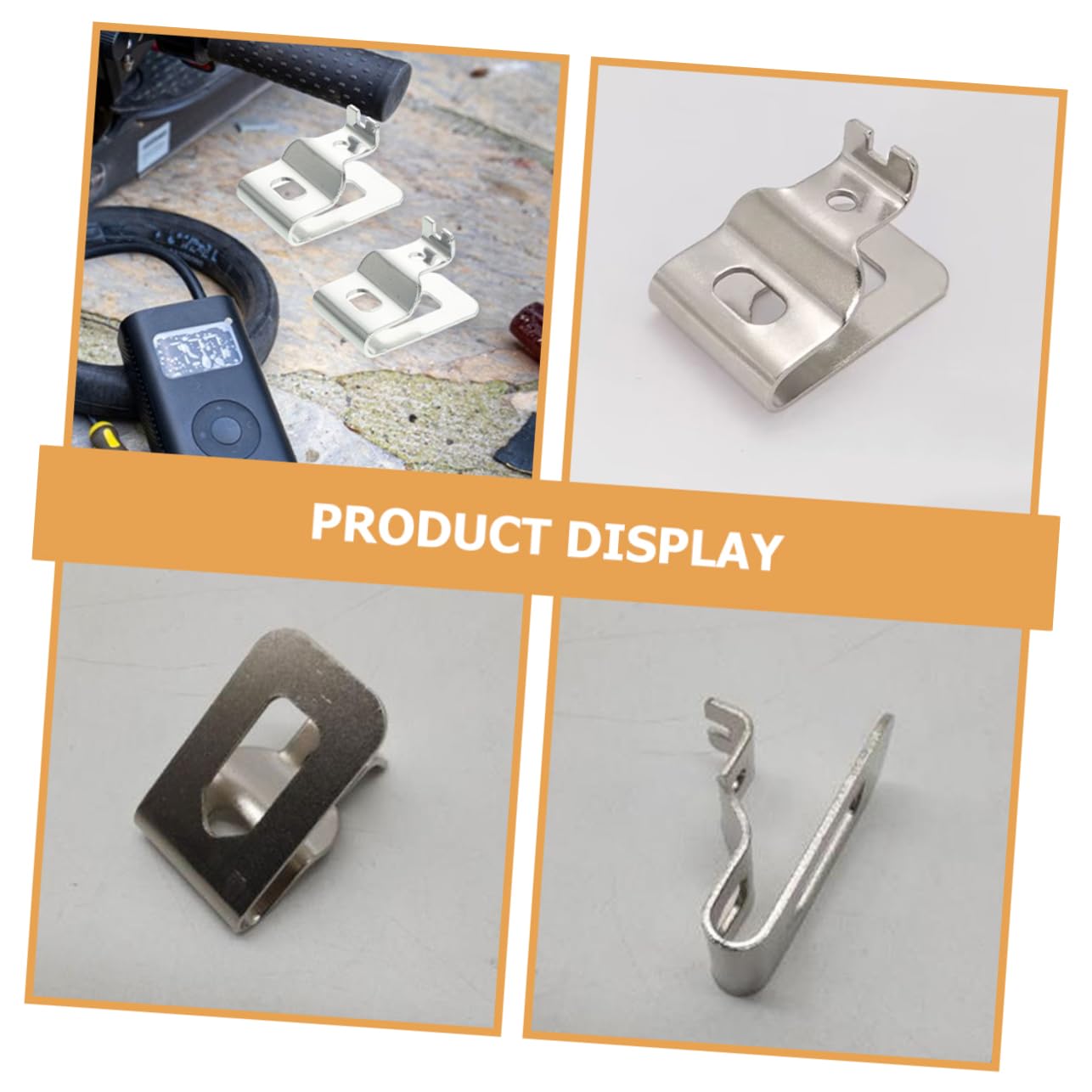NUOBESTY 3 Set Fibbia Della Vita Utensile Cintura Porta Trapano Cintura Di Lavoro Cintura Per Utensili Pesanti Gancio Per Clip Da Cintura Ganci in Acciaio Inossidabile Argento 8 Pezzi*3