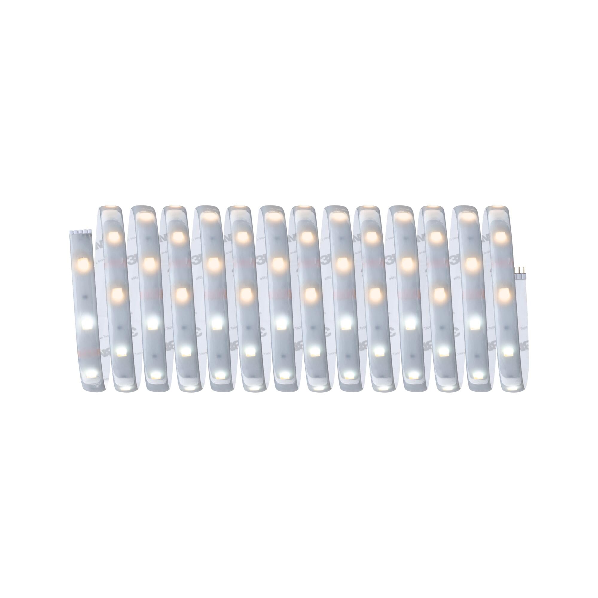 Paulmann 78870 Strip LED MaxLED 250 set básico SmartHomeZigbee TunableWhite 5m IP44 18W 230/24V 1350lm plateado, tira luz LED, resistente salpicaduras