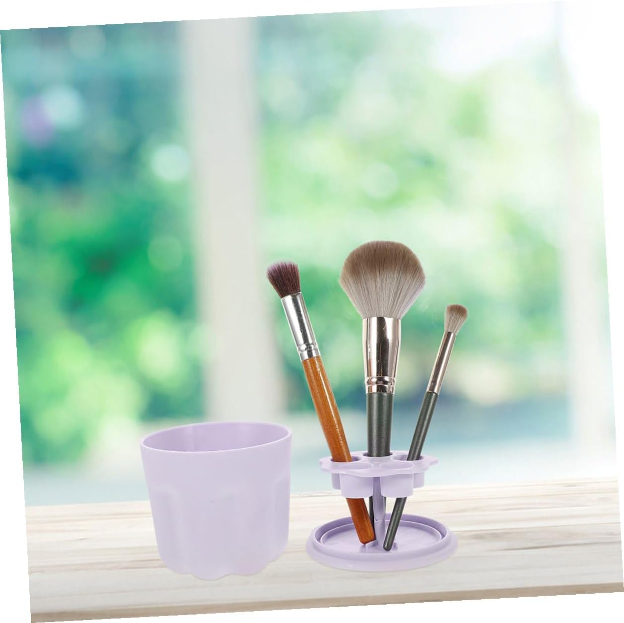 Veemoon 2pcs Makeup Brush Holder Organizer Box for Vanity Storage image 3
