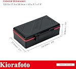 36 Slots SD MSD Memory Card Case Holder Water-Resistant Anti-Shock Storage Organizer for 21 SD SDHC SDXC/CFexpress Type-A/Switch Game Cards & 15 Microsd TF MSD Cards * Vertical Style
