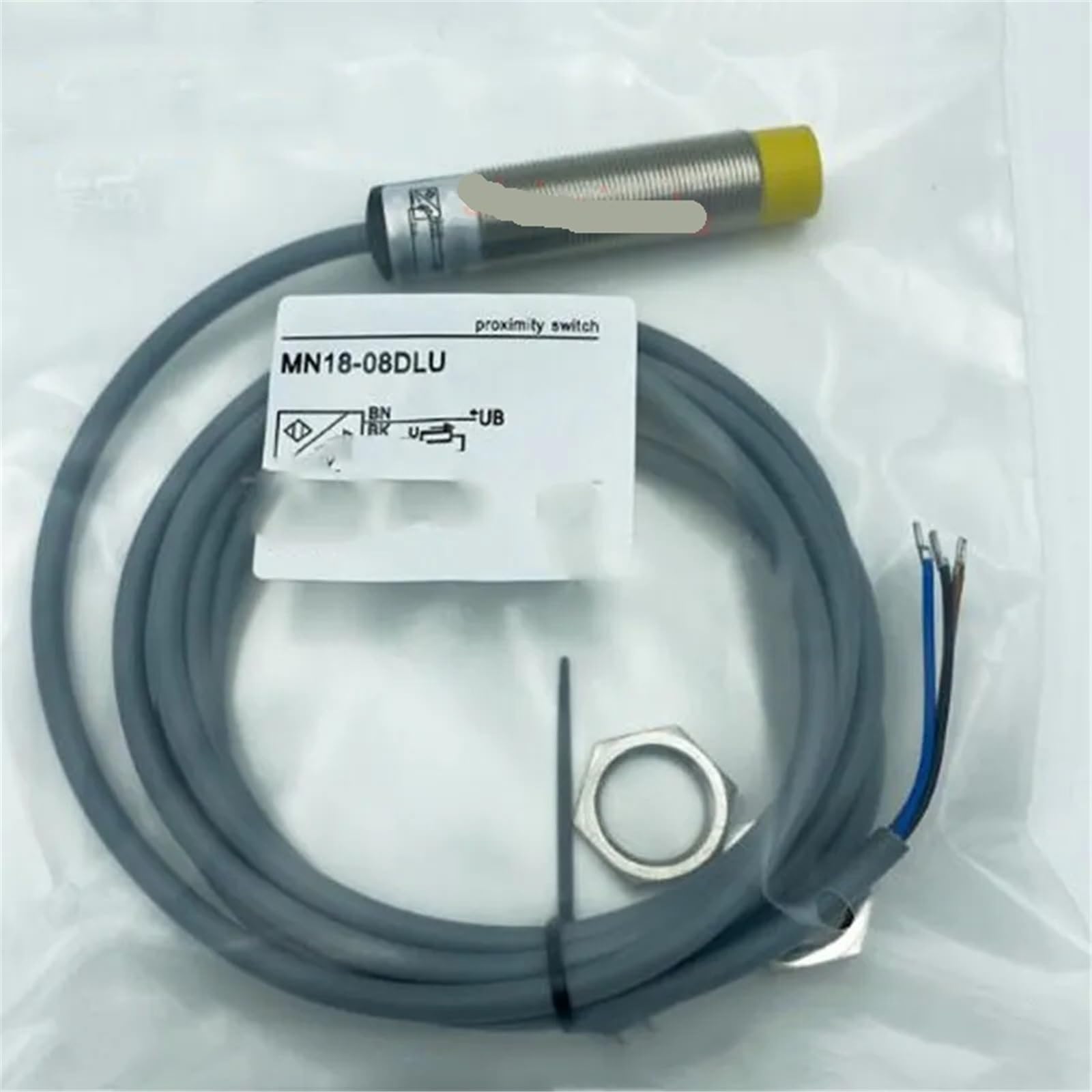 1 Interruptor de proximidad analógico de Voltaje MN18-08DLU, Sensor de Desplazamiento de 0 a 10 V.