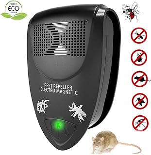 Decdeal Anti Moustique Voiture Repulsif Anti Rats Souris Ultrasons Efficace Anti Rongeurs Appareil Anti Mouche Insectes Fourmi Araignee Rongeurs Usage Version Voiture Dc Auto Et Moto Accessoires Auto