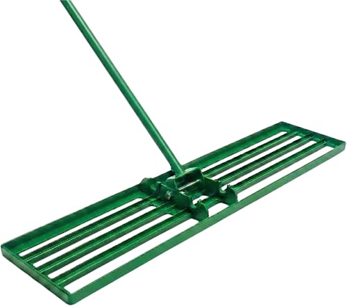 LANDZIE - Lawn Leveling Rake 36 Inch, Steel Yard Leveler Tool