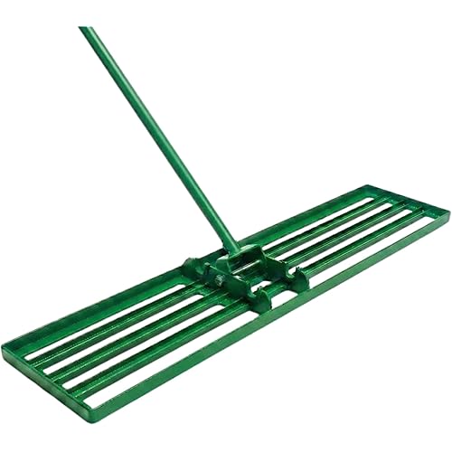 LANDZIE - The Original Lawn Leveling Rake – 36" Steel Handle Yard Leveler, Lawn Level Tool for Creating a Flat Surface - Works for Soil, Dirt, Topdressing, and Ground