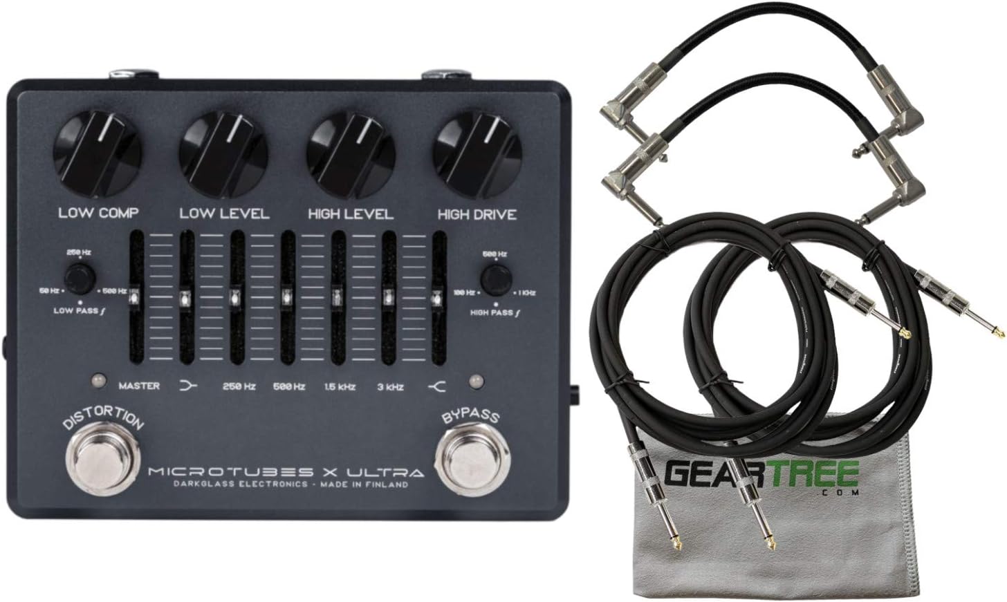 Darkglass MXU Microtubes X Ultra Multiband Bass Distortion Pedal w/Cloth and 4