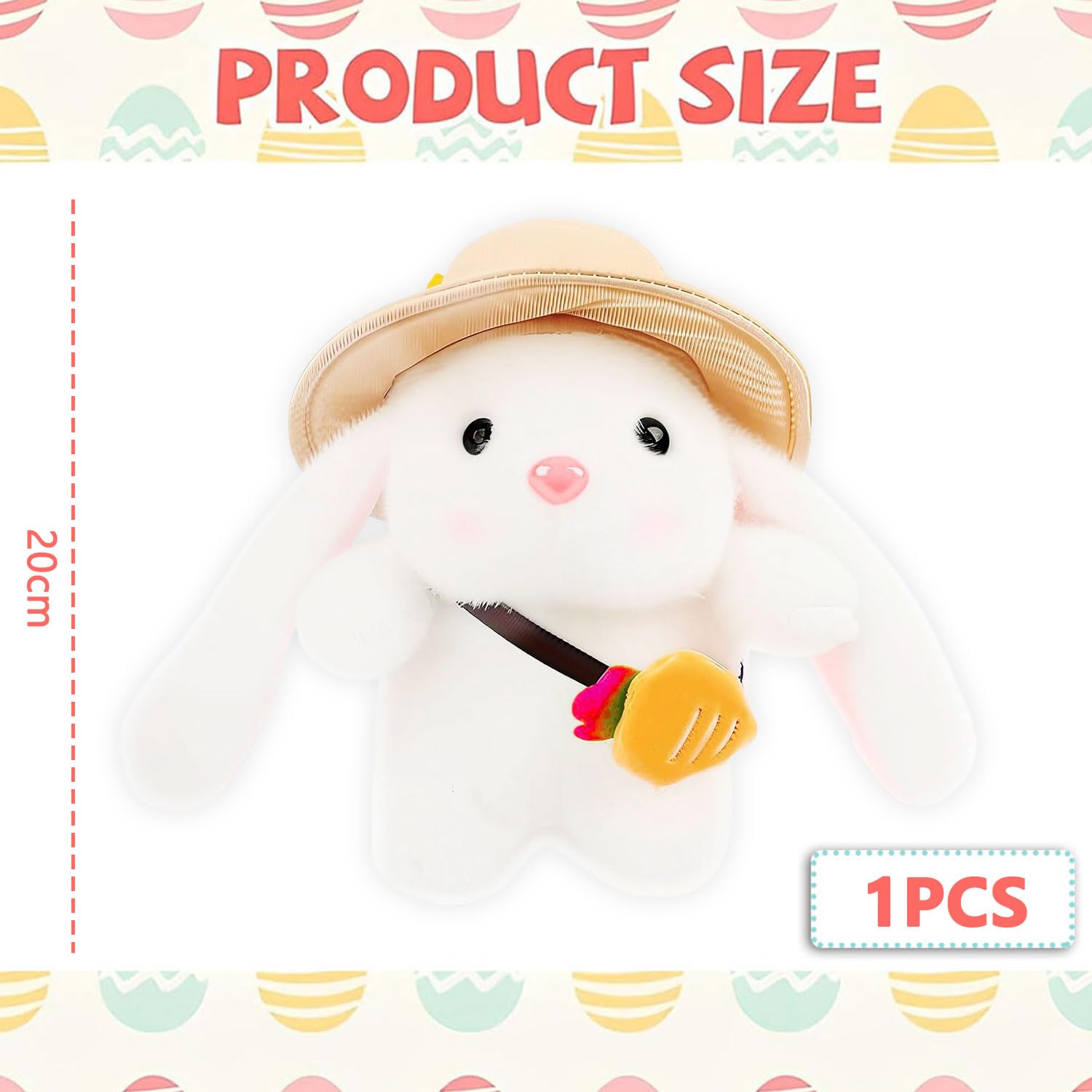 MyrkalaToy Plush Bunny, 22 cm cute rabbit plush toy - Image 2