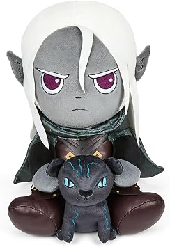 WizKids Dungeons & Dragons Drizzt and Guenhwyvar 13" Plush by Kidrobot
