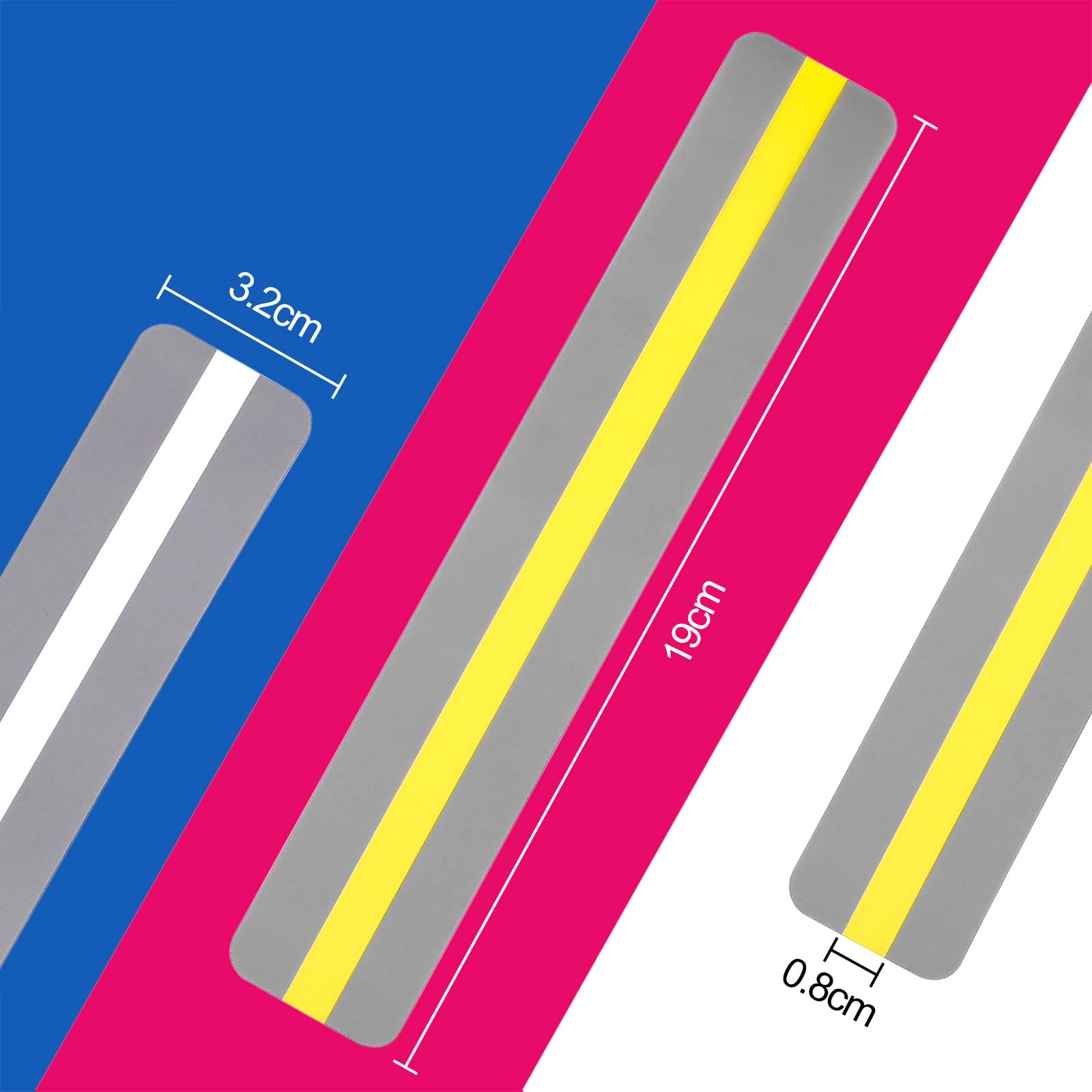 16 Tiras De Lectura Guiada Para Resaltar La Dislexia, Superposiciones Para Niños, Regla De Superposición De Dislexia, Reglas De Lectura, Reglas De Seguimiento De Lectura De Colores Para Estrés