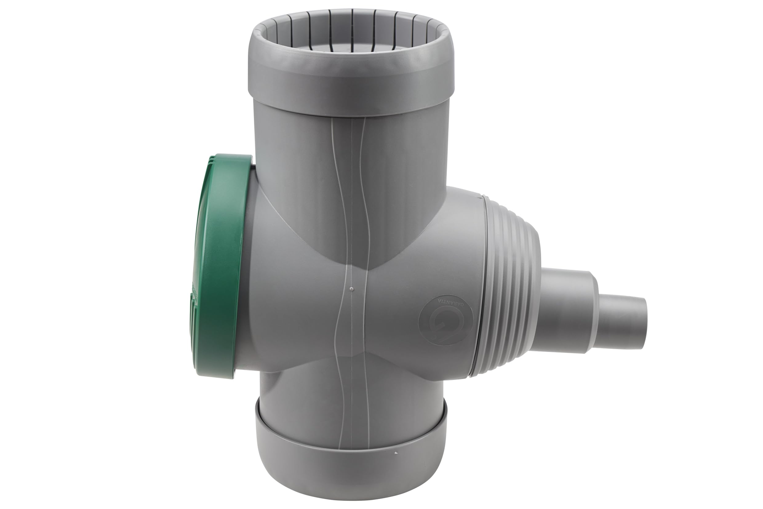 Garantia colector de Lluvia INOX DN 68-100 Gris con Inserto filtrante