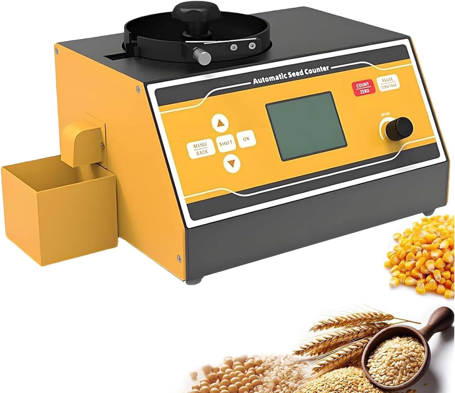 Poimhew Multicolor Automatic Seed Counting Device,High-Speed Seed Counting Machine,Lcd Display,Seed Batch Analyzer For Agriculture And Research