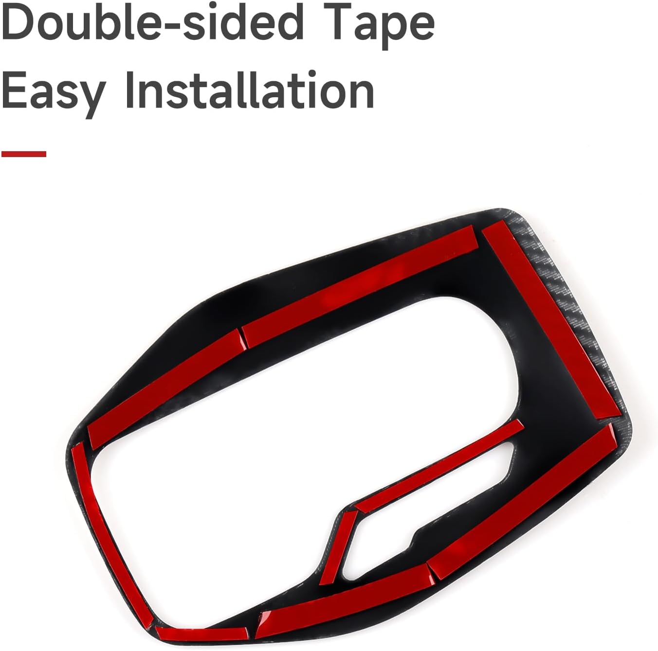 Car Sticker ABS Carbon Fiber Decal Interior Trim Cover for Chevrolet Camaro Accessories 2016-2023 (Gear Shift Panel)