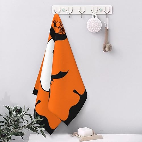 Miniatura 6 de Juego de 1 toallas de mano para baño, juego de toallas de baño pequeñas y suaves fantasmas, paños decorativos para cocina, gimnasio, spa, hotel,