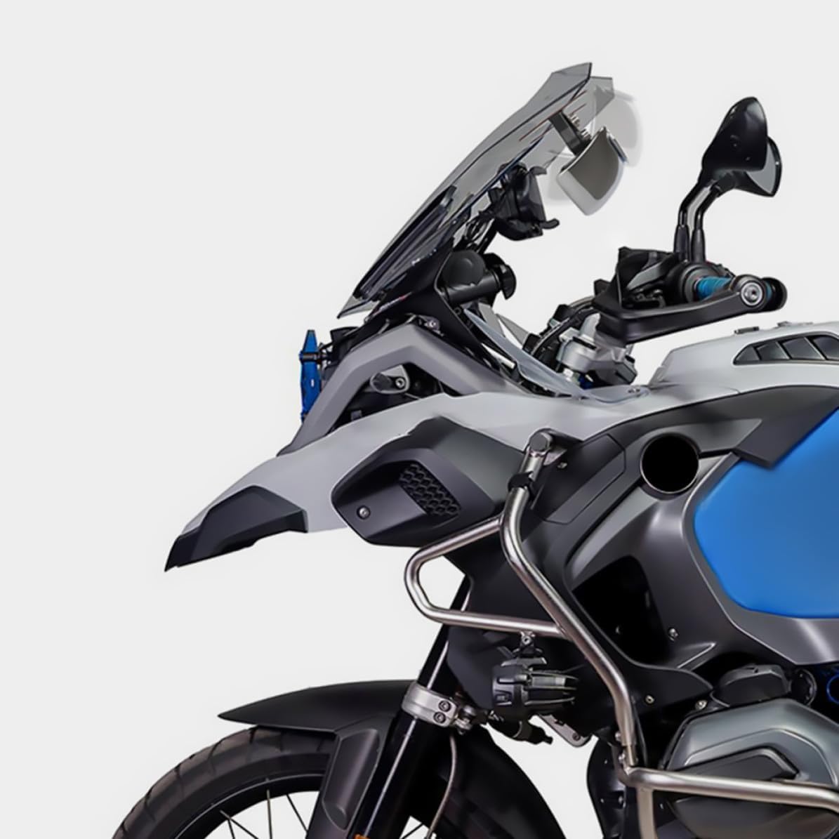 Motorcycle Windshield Mirror Blind Spot Mirror for Cruisers