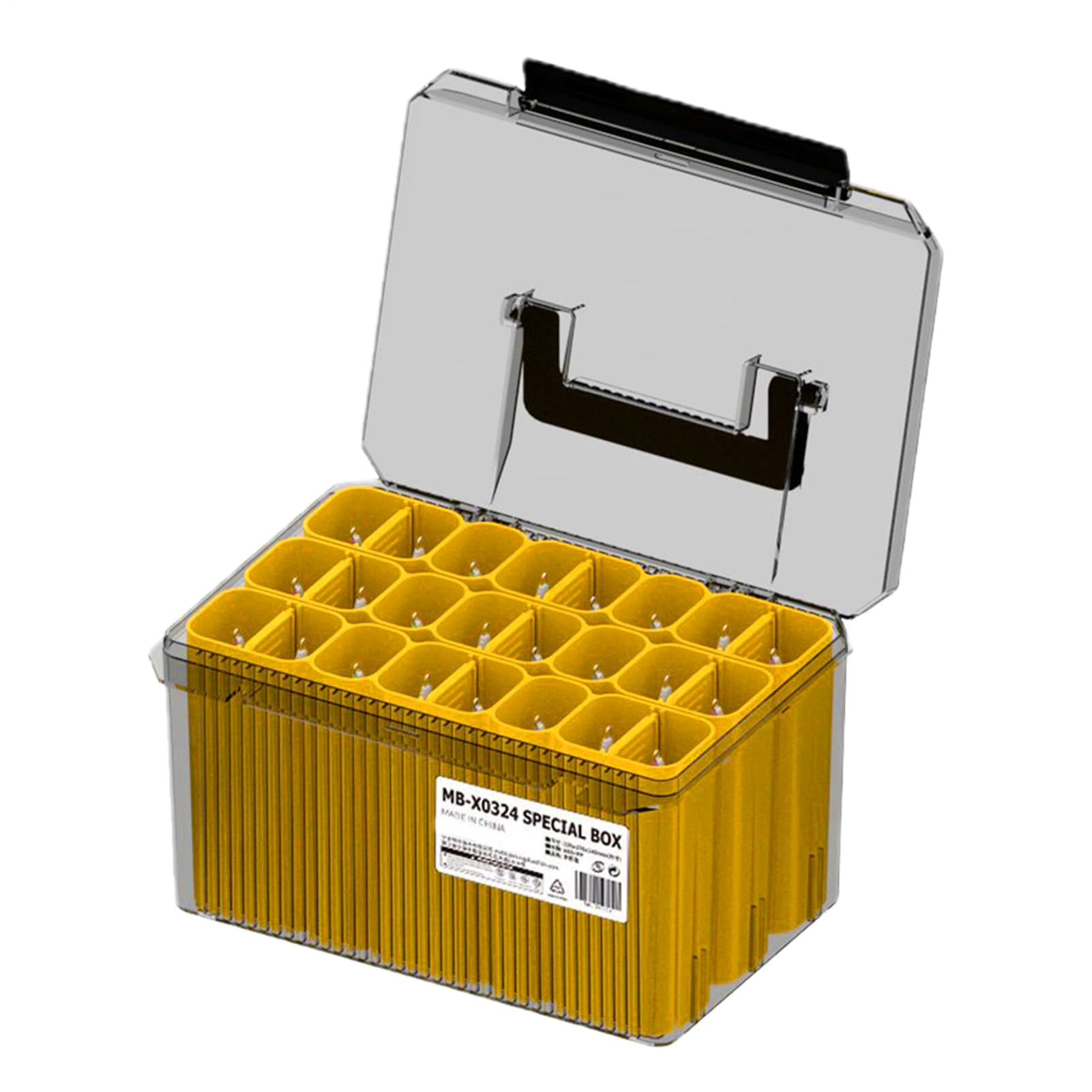 Scatole di stoccaggio per esche da pesca,organizzatore di scatole per esche da pesca,Scatola di grande capacità | Stoccaggio hardware terminale, scatole di di, valigetta di rangeme