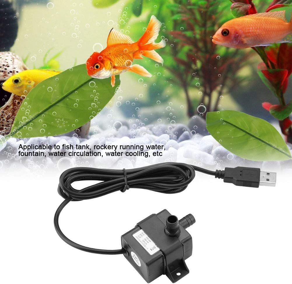 DC 5V Brushless Pump (120L/H, 0.7W), USB Water Pump, Ultra Quiet Water Pump with USB - Image 4