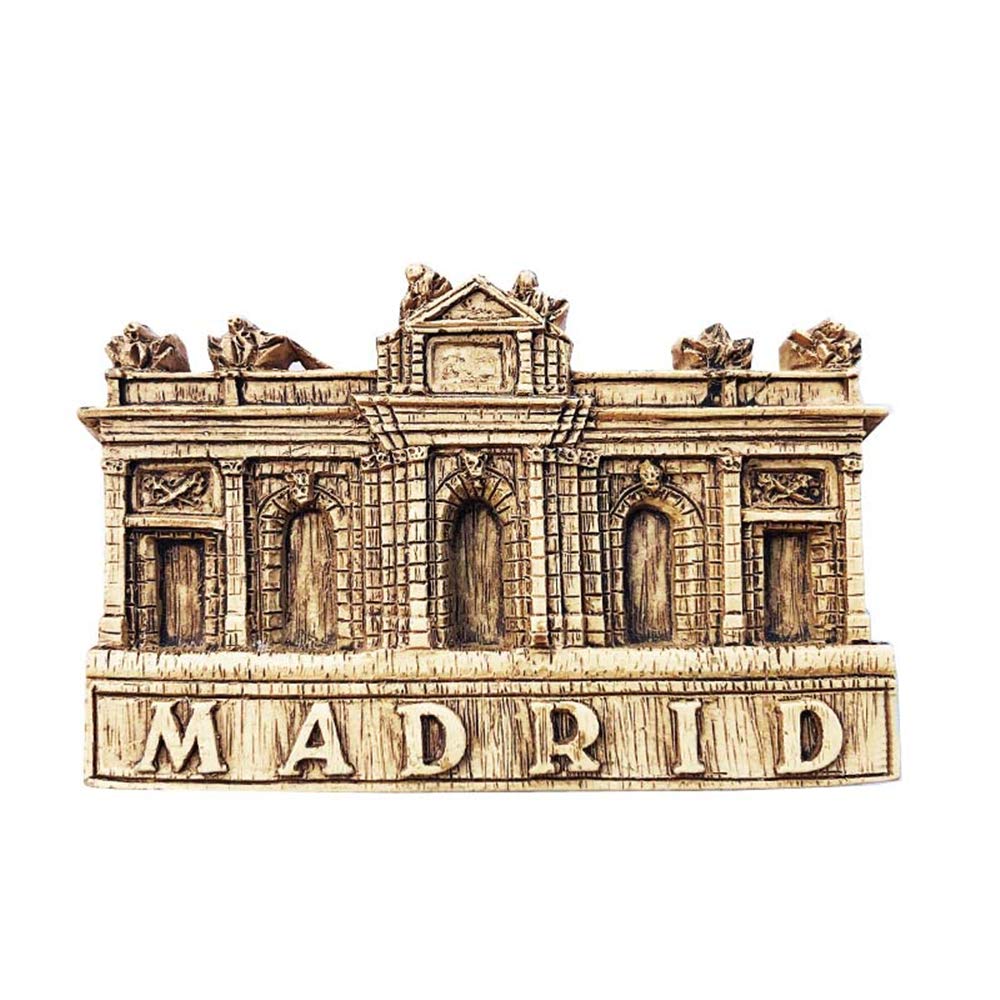 Muyu Magnet Madrid Spain 3D Fridge Magnet Souvenir Gift Magnetic Sticker Collection