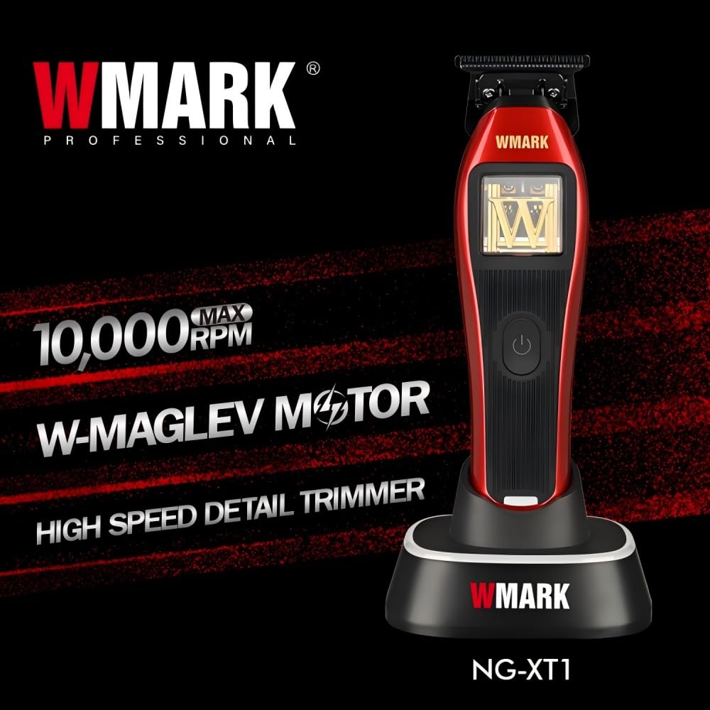 WMARK Professional Cordless Detail Trimmer for Barber | 7,500