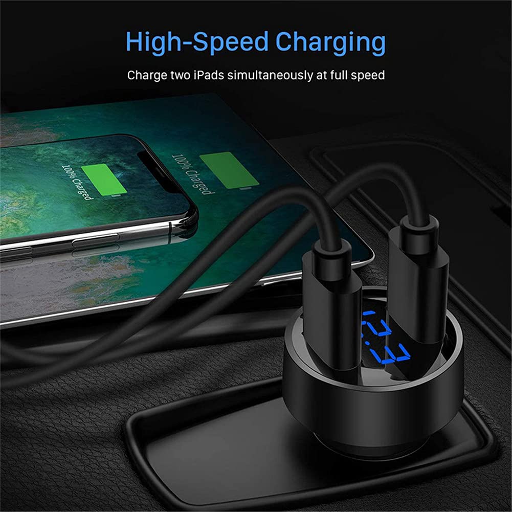 Chargeur Allume Cigare USB, MoreChioce Chargeur 4 Ports USB
