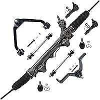 Vista 1558 de Detroit Axle - Kit de suspensión frontal de 8 piezas para Dodge Journey 2009-2015, 2 brazos de control inferiores, 2 rótulas, 2 varillas