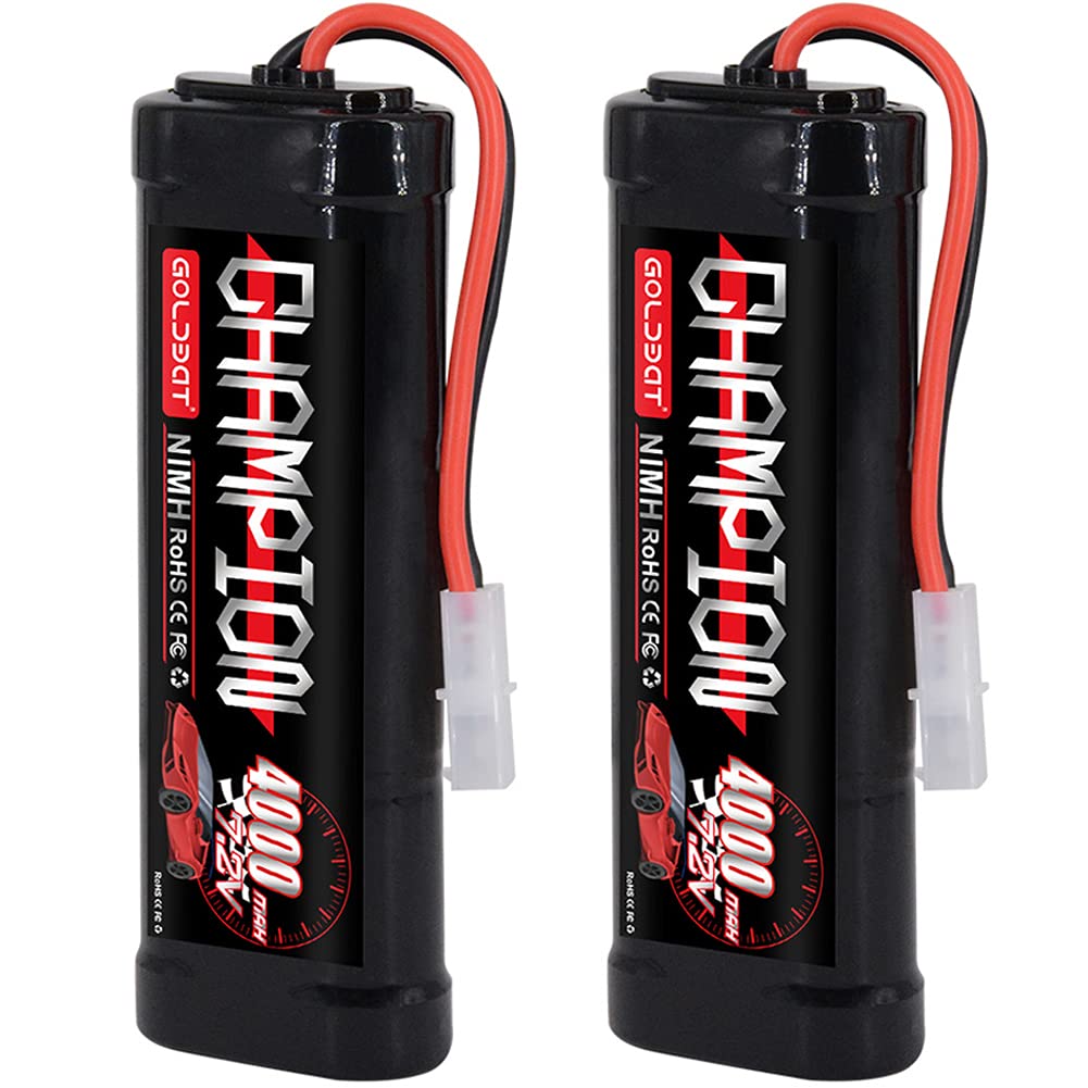 GOLDBATRC Accu 4000MAH NIMH Battery 7.2V Compatible with Tami YA Plug (1Pack)