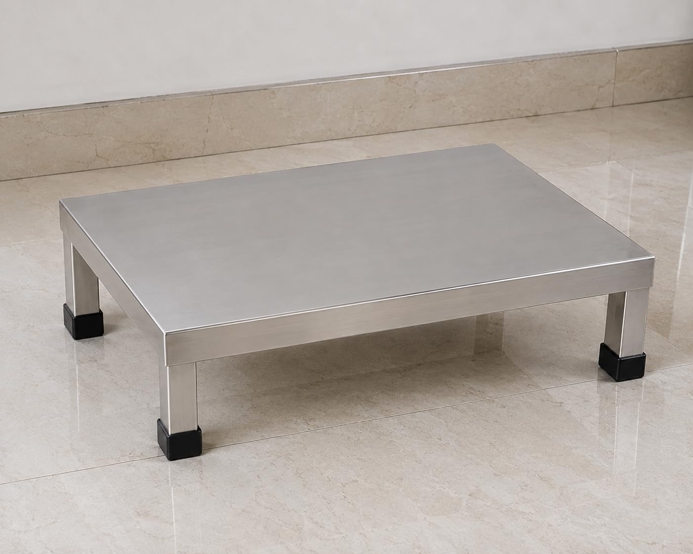 Multipurpose Stainless Steel Pida / Kitchen Platform Stool / Heavy Duty Utility Stand for Daily Use
