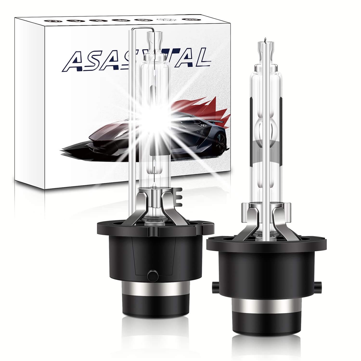 D2R, lampadine allo xeno da 35 W, 6000 K, colore bianco diamante, ultra luminose, conversione allo xeno, kit di retrofit Bi HID Xenarc, set di 2