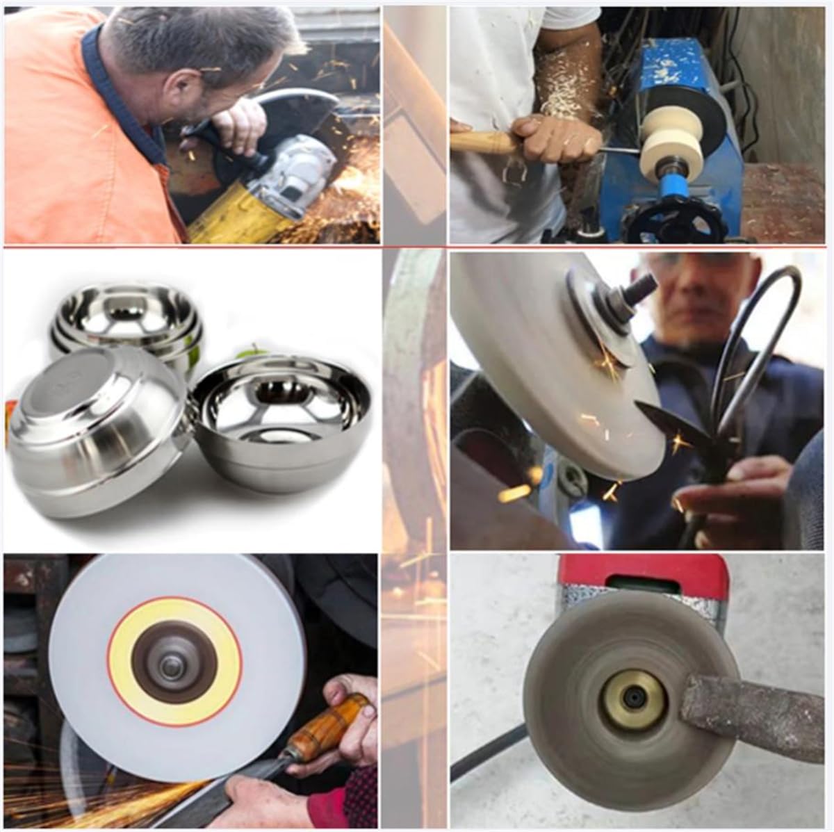 Muela Abrasiva de Banco Corindón Marrón,Diámetro Exterior 250mm Diámetro del Agujero 32mm Espesor 25mm,60grit
