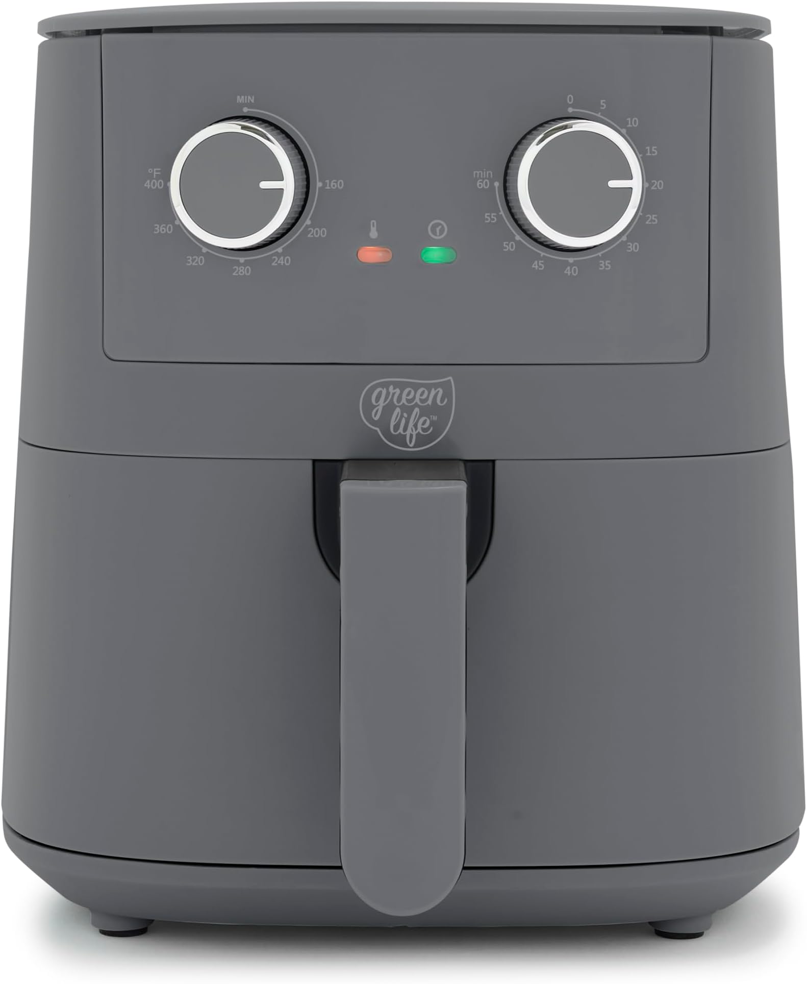 Amazon.com: GreenLife 4.5QT Mechanical Air Fryer, PFAS-Free Ceramic ...