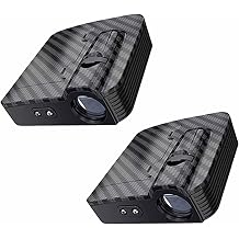 Custom Logo Wireless Projector Car Door Step, Wireless Car Door Sill Welcome Lights, Customize Car Door Light for All Car Models Personalized Car Door Light Car Puddle Lights Welcome Light
