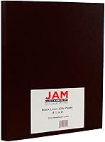 Vista 27 de Papel JAM Paper®, medidas 8 1/2 x 11, base de 28 libras, Rojo oscuro