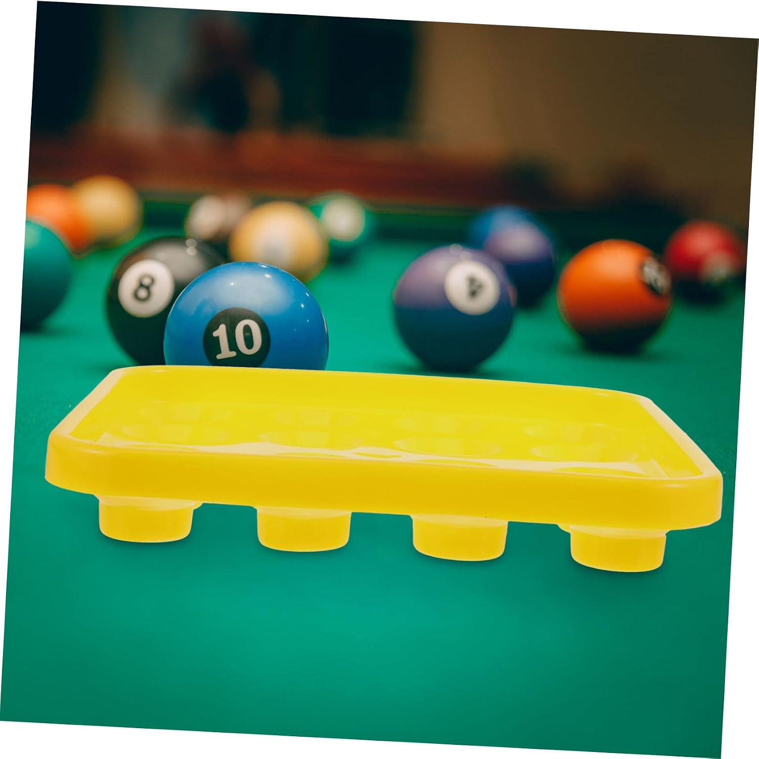 KOMBIUDA 1pcs Pool Balls Case Billiards Club Placement Rack Portable Billiard Tray Table Pool Ball Holder Decorative Storage Tray Storage