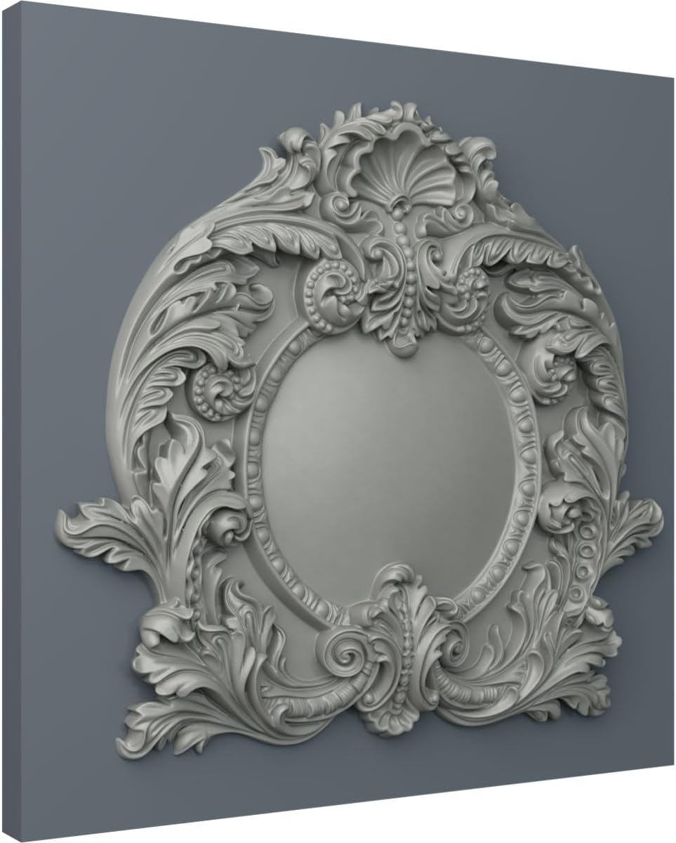 Ekena Millwork 21 5/8"W x 19 3/4"H x 2 3/8"P Modena Large Center Onlay