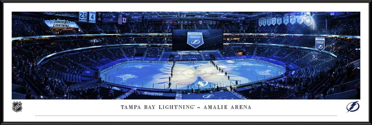 Tampa Bay Lightning, Stanley Cup Banner Raising - Panoramic Posters and Framed Pictures by Blakeway Panoramas