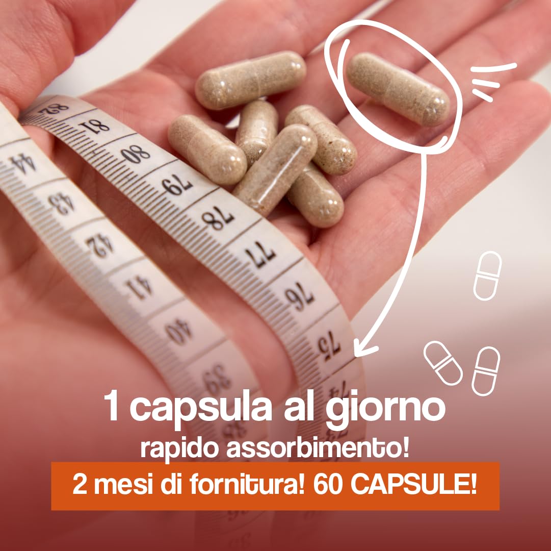 Integratore Brucia Grassi Potente E Veloce – 120 Capsule Con Glucomannano, Garcinia, Bromelina, Carnitina E Guaranà – Made In Italy - 2