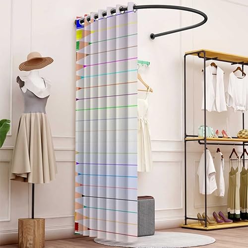 Vista 22 de Beautiful Symbolic Blue Bathroom Curtains Window Magical Tarot Card Drapes Set Cortinas Blackout,1 Panel,(W) 59 X (H) 59 Inches