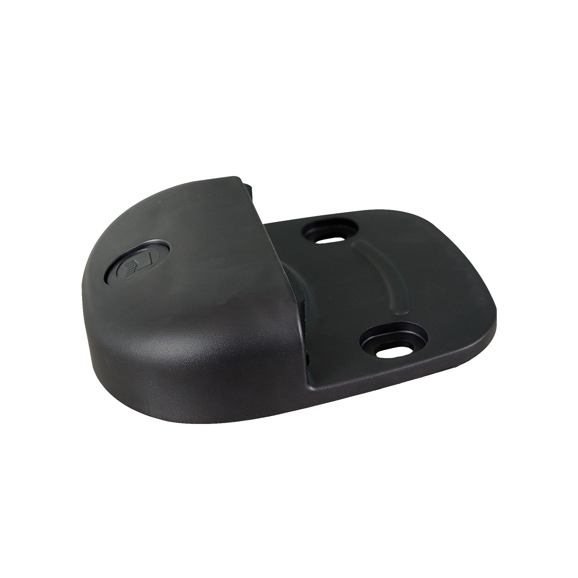 Sabot pour portail motorisé en composite noir Torbel de 42 mm