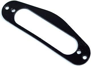 PVC Pickup Mounting Ring Plate for Regular Single-coil Guitar Pickup,1ply Black