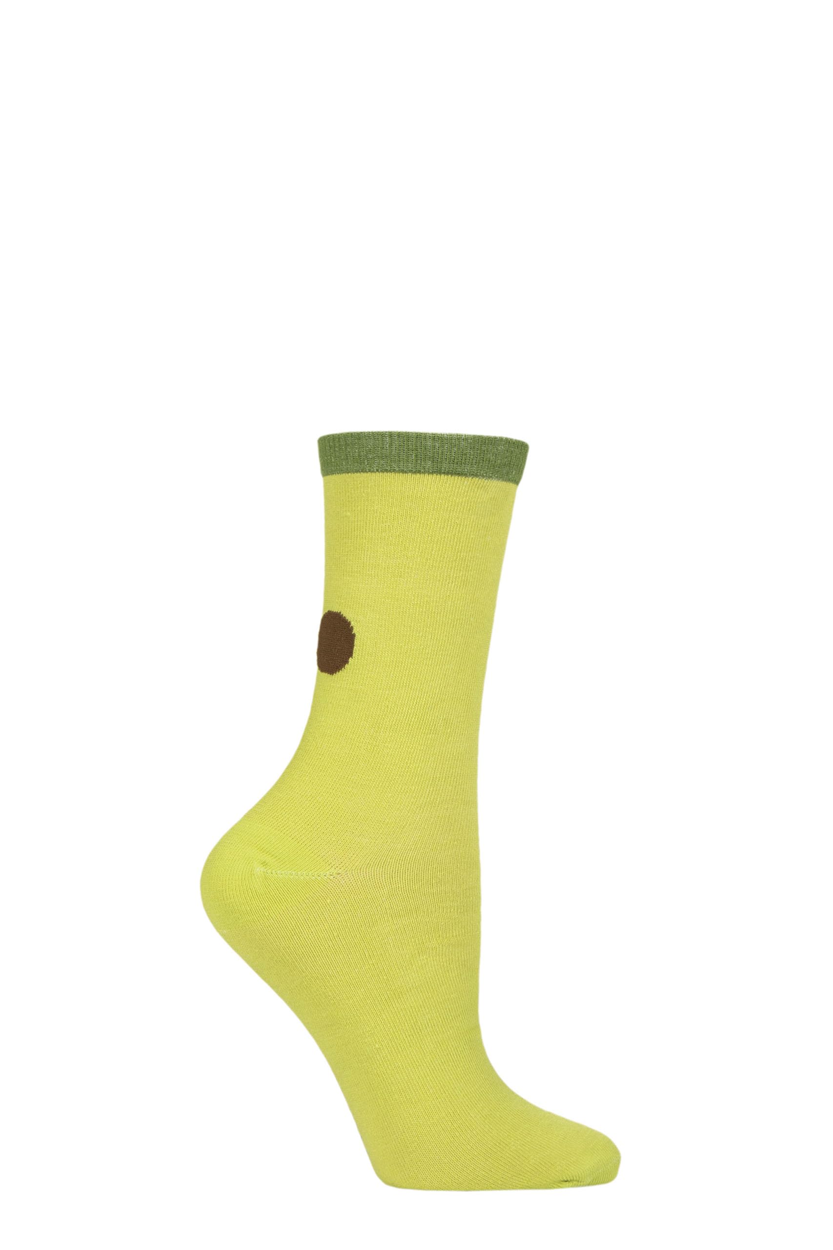 SockShop Wildfeet Ladies Fun Novelty Food Shaped Gift Boxed Socks Gift Idea Size 4-8 Avocado